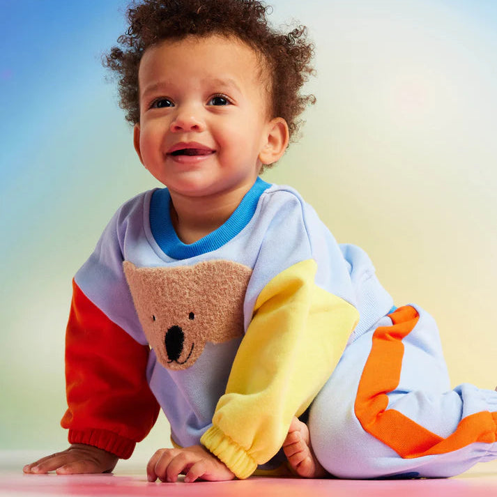 Little Billabong Light Blue Baby Sweater