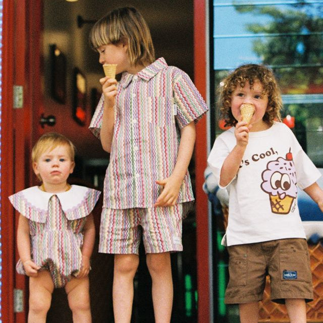 Carpenter Brown Kids Short