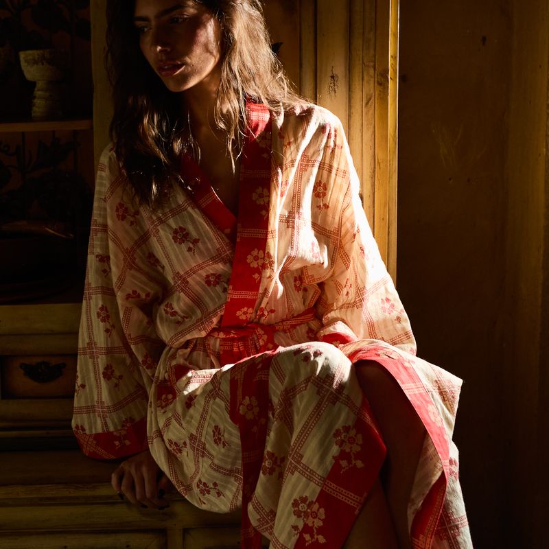 Poppy Bonny Cotton Robe