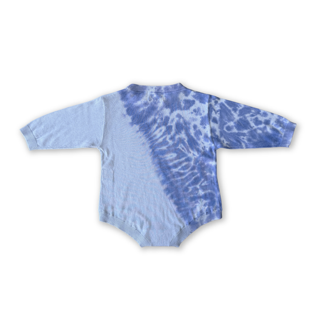 Organic Tie Dye Knit Baby Romper