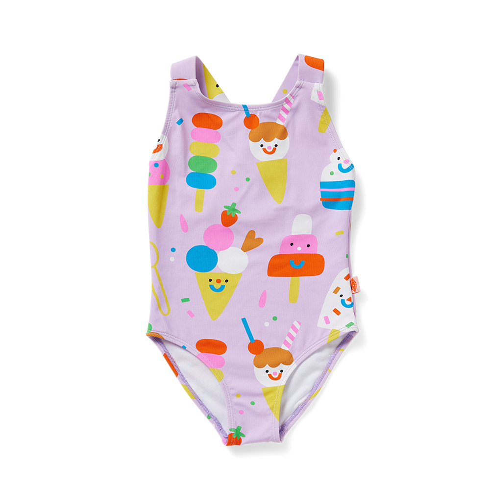 Kids Elastic Strap Bathers Sundae Fun Day