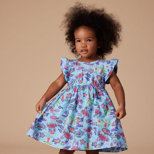 Lyla Lightweight Daydream Island Kids Dress