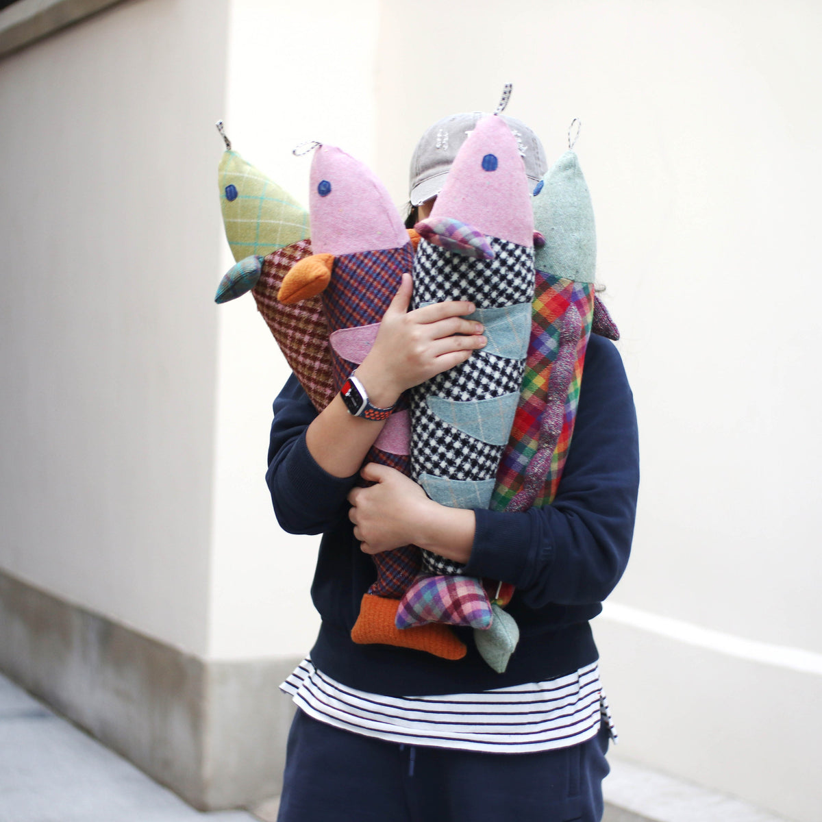 Finny Rainbow Tartan Lucky Fish