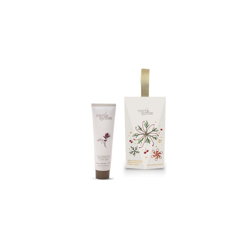 Rose Geranium, Grapefruit & Clary Sage Hand Cream Ornament