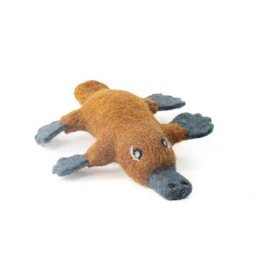 Handmade Felted Wool Platypus