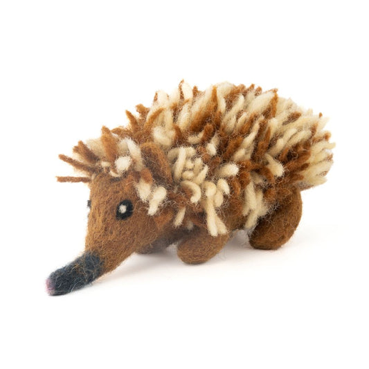 Handmade Felted Wool Echidna