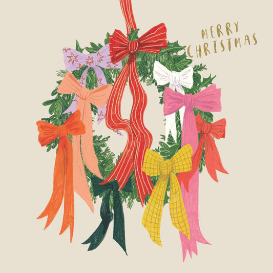 Wreath of Ribbons Charity Cards Set of 10