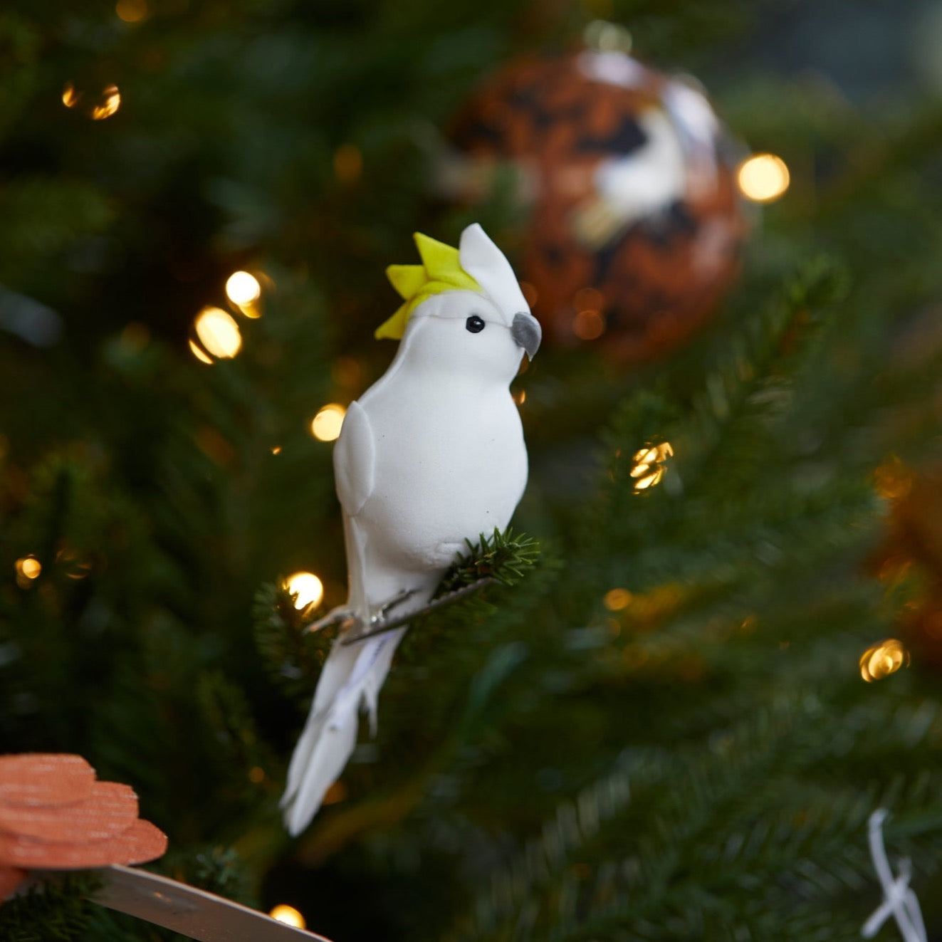 Yellow Cockatoo Clip Bird