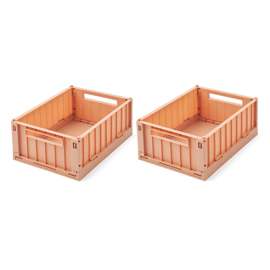 Tuscany Rose Small Weston Storage Box 2-pack
