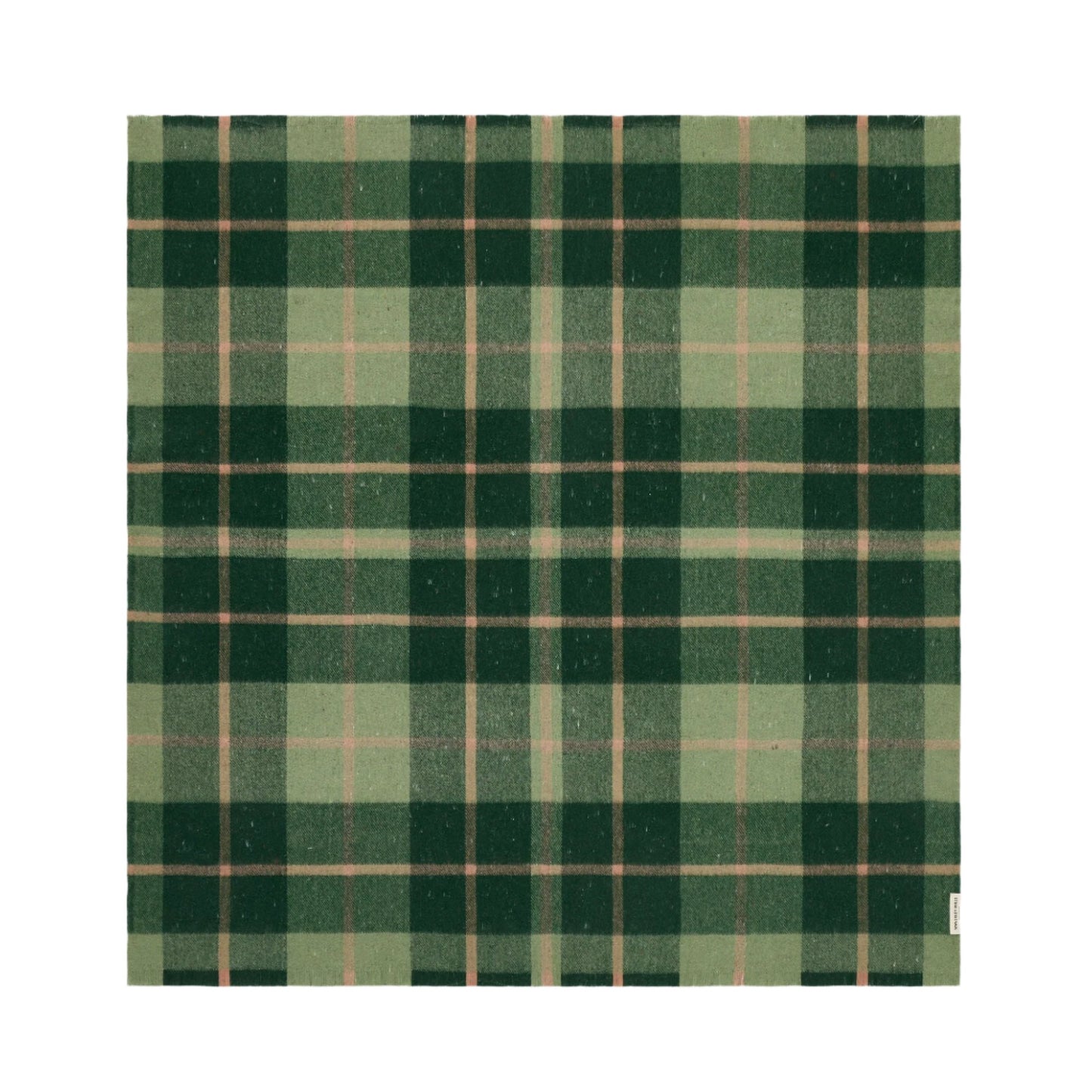 Freycinet Plaid Travel Rug in Acacia Green