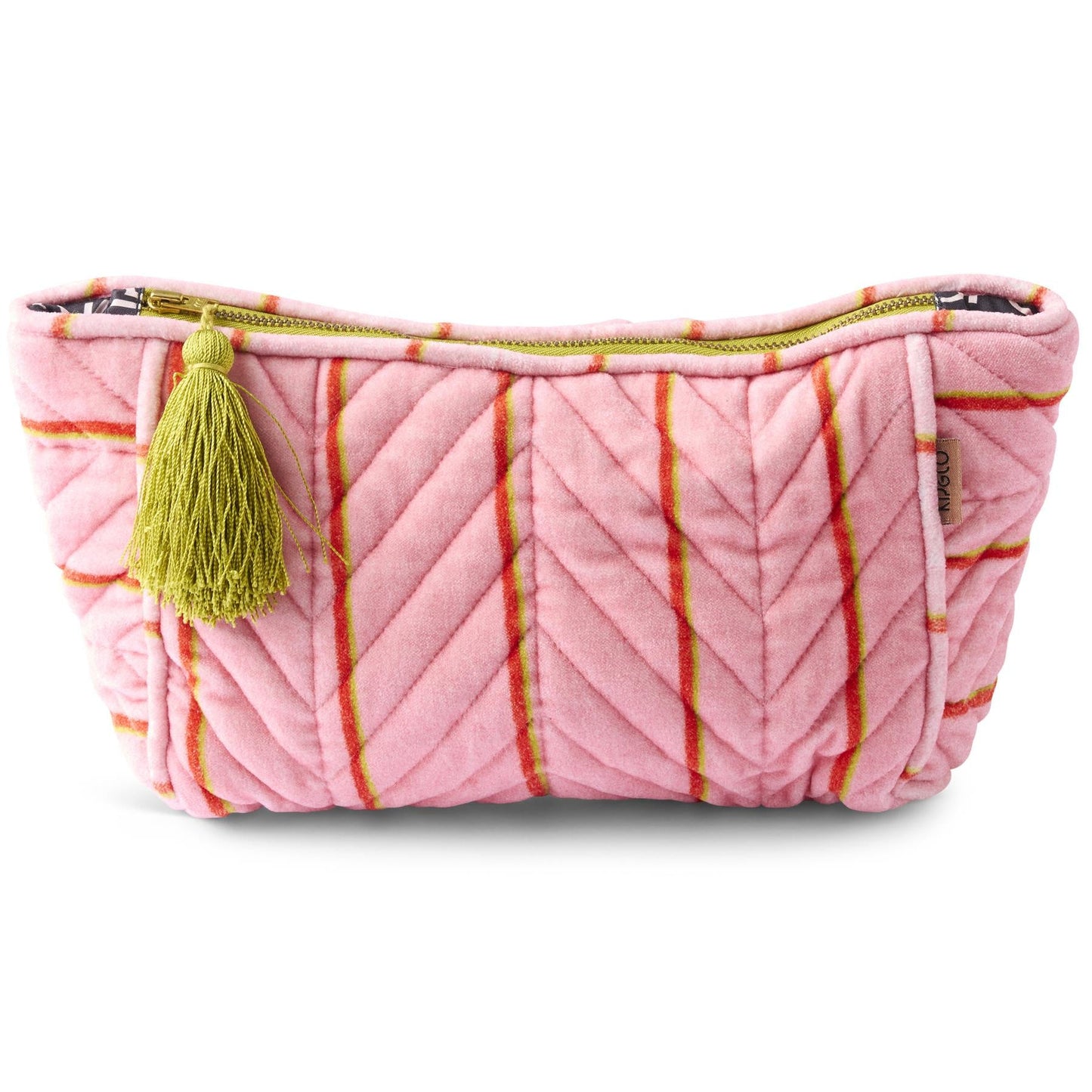 Wategos Soiree Stripe Velvet Toiletry Bag