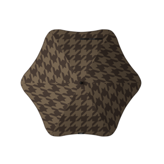 BLUNT Metro Umbrella Houndstooth Cocoa