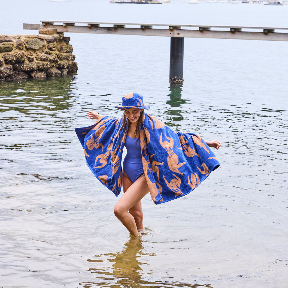 Sun Kissed Terry Beach Towel
