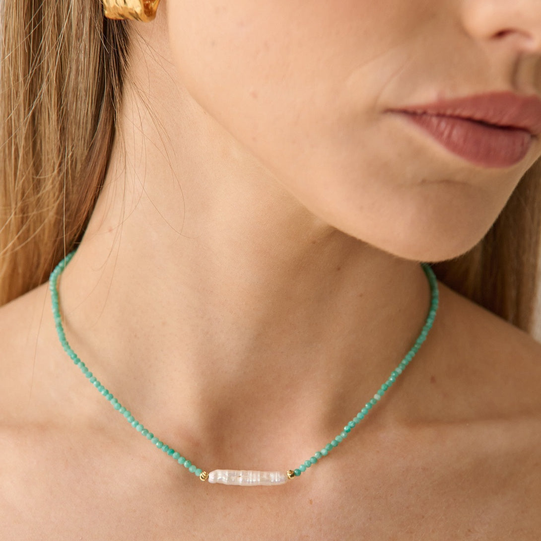 Sandara Pearl Beaded Necklace