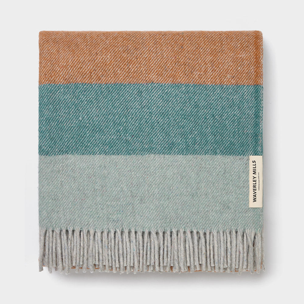 Breezy Lake Recycled Wool Throw