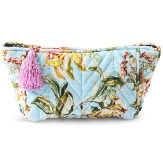 Somerset Blue Velvet Toiletry Bag