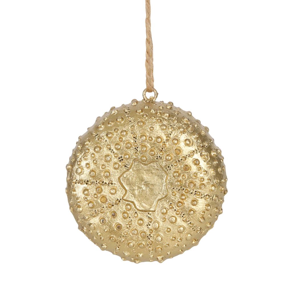 Gold Sea Urchin Hanging Decoration