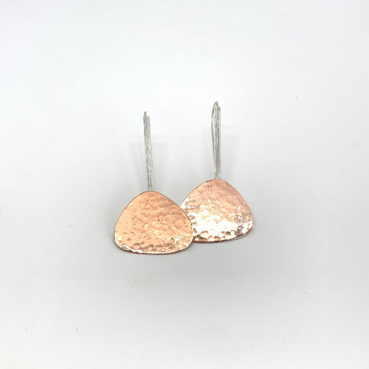 Pebble Copper Earrings