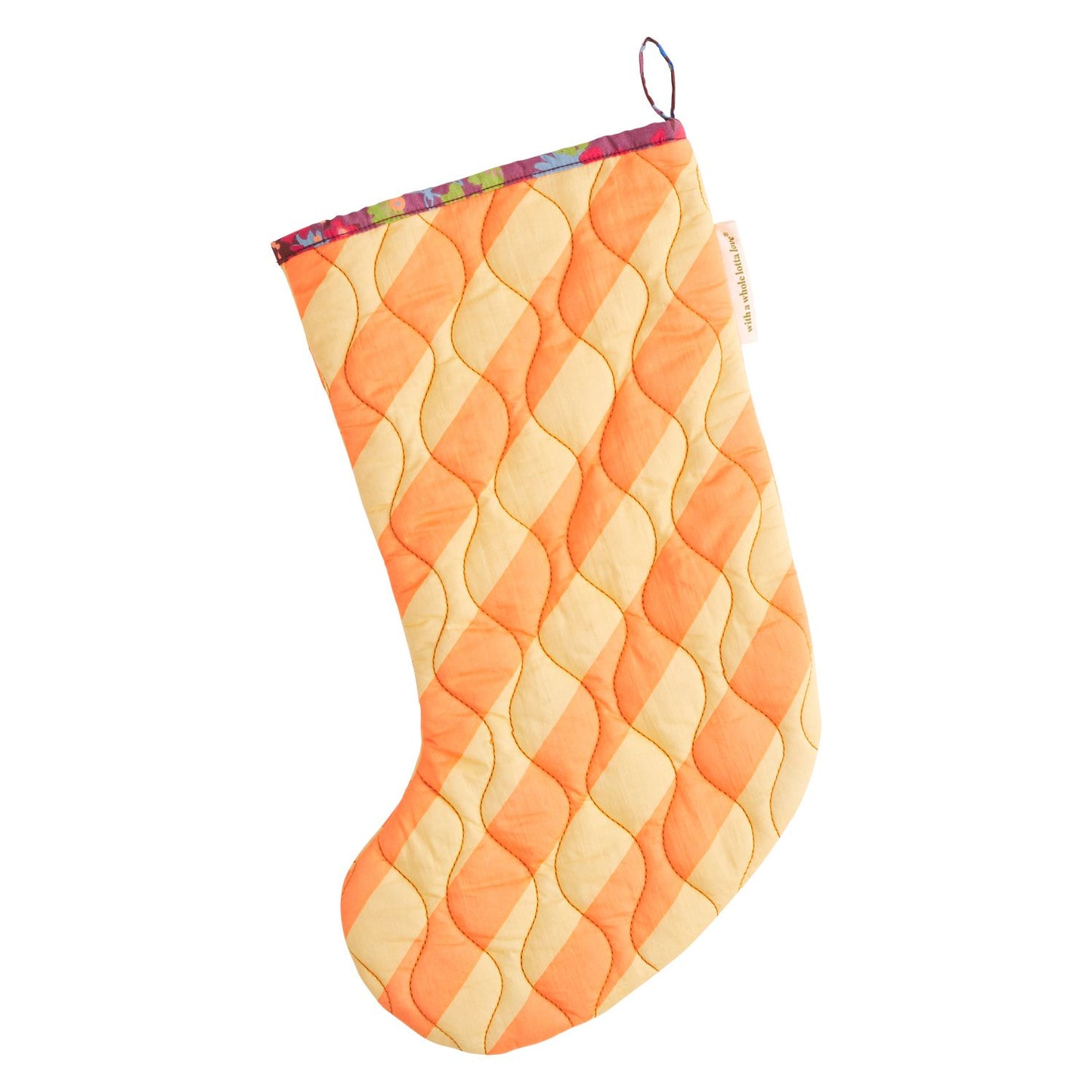 Jarita Stripe Christmas Stocking Desert