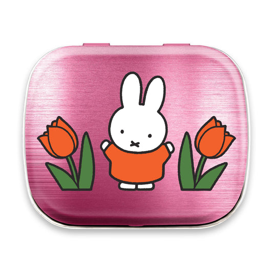 Tulips Pink Miffy Mini Tin