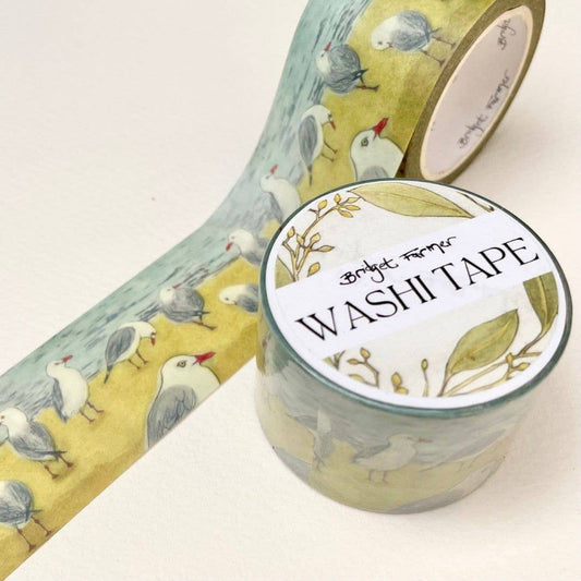 Silver Gulls Wide Washi Tape