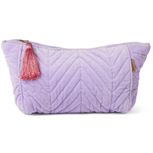 Lilac Velvet Toiletry Bag