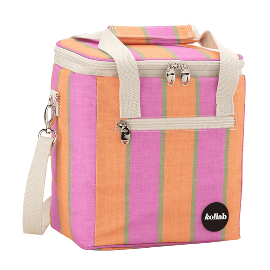 Sunset Stripe Mini Cooler