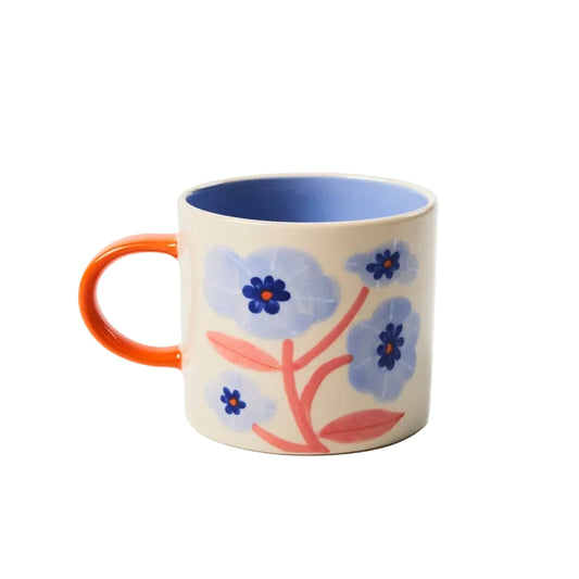 Bloomie Blue Flower Mug