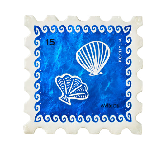 Sunroom Shell Stamp Wall Art