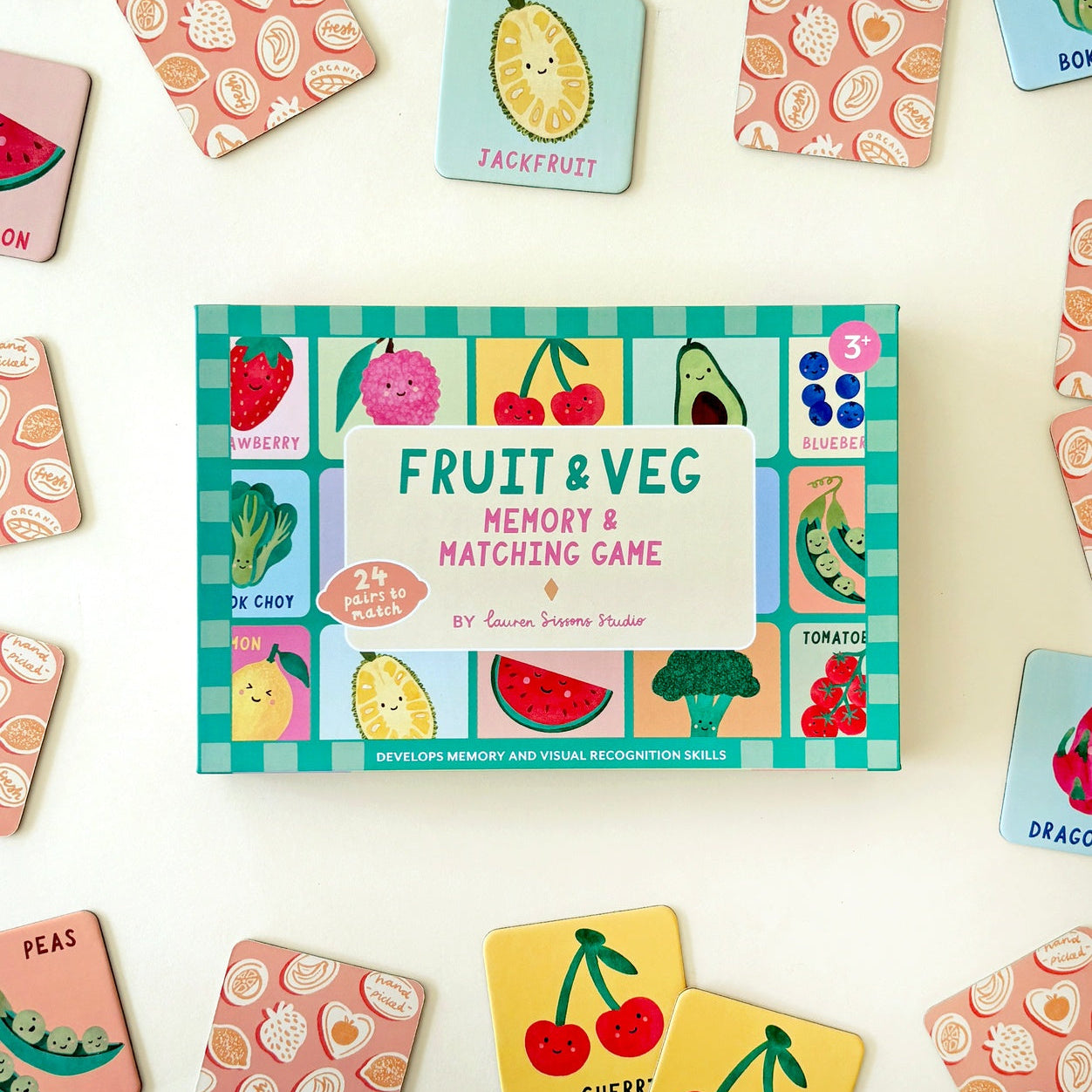 Fruit and Veg Memory & Matching Game
