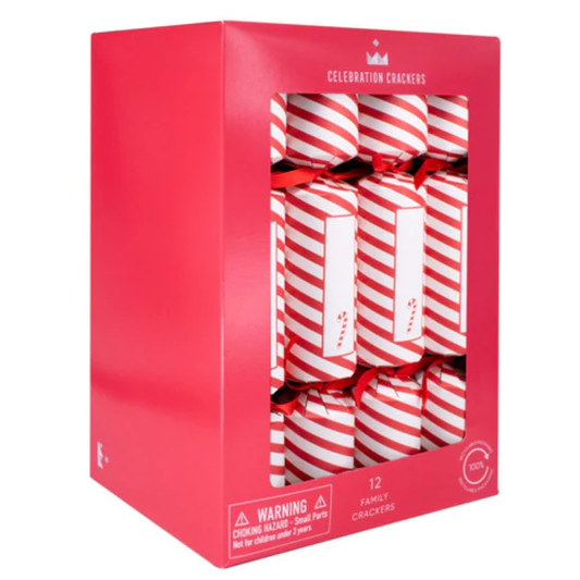 Candy Cane - 12 Crackers