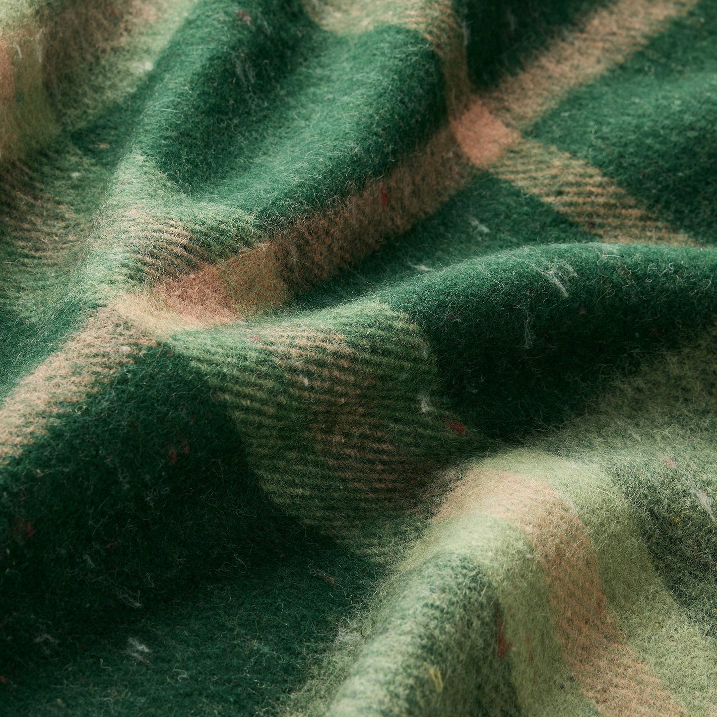 Freycinet Plaid Travel Rug in Acacia Green