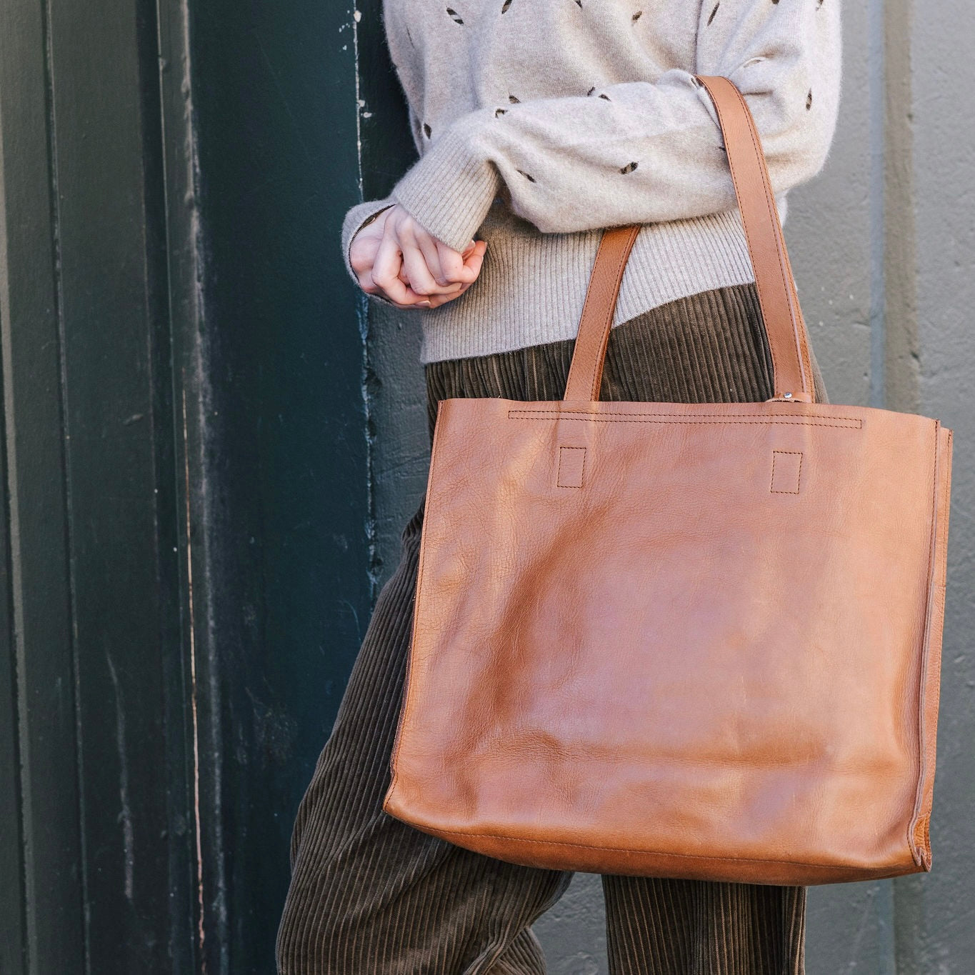 Salamanca Vintage Tan Tote Bag