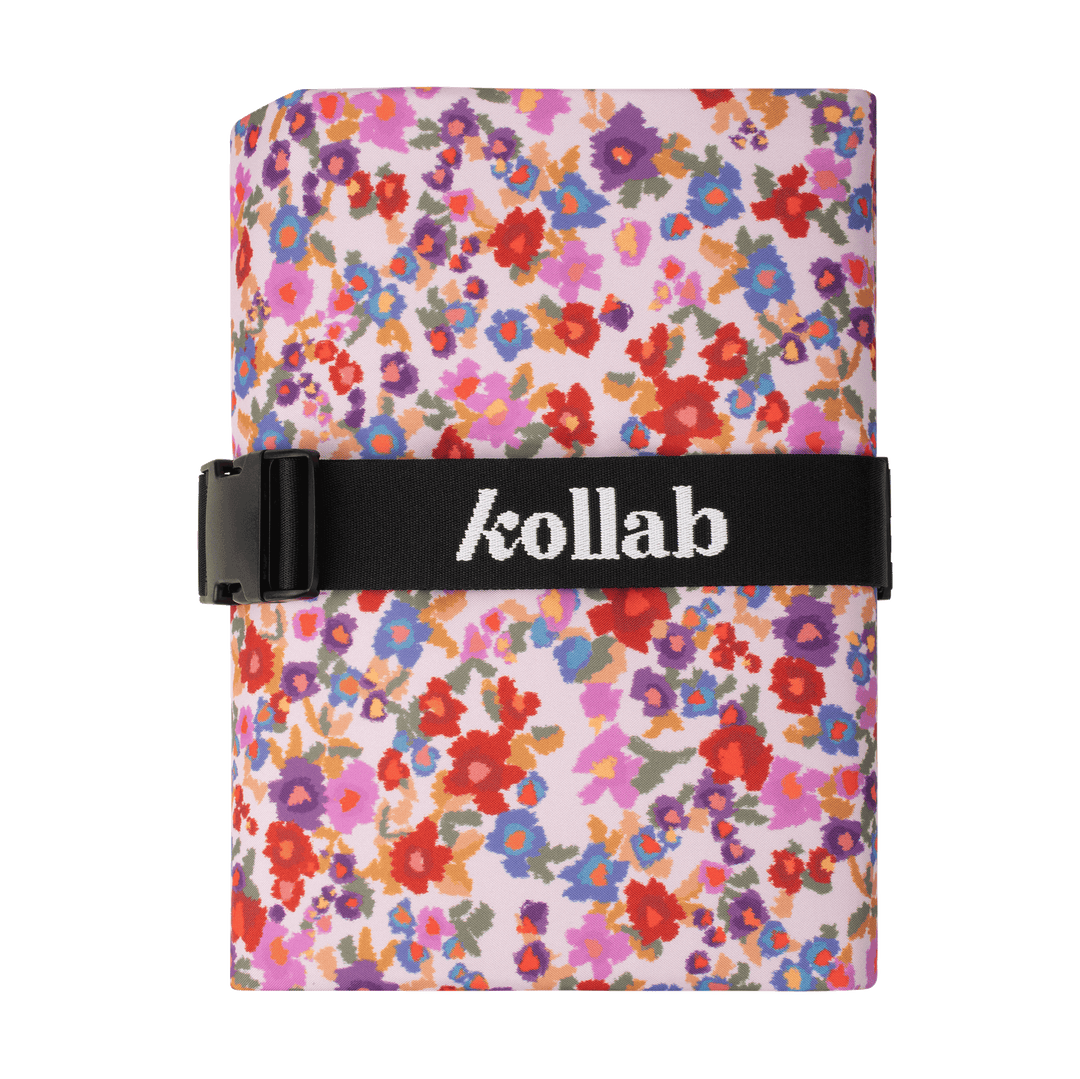 Retro Bloom Large Picnic Mat