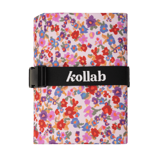 Retro Bloom Large Picnic Mat