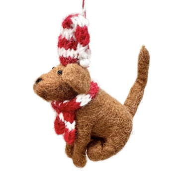 Daniel Dog Wool Decoration