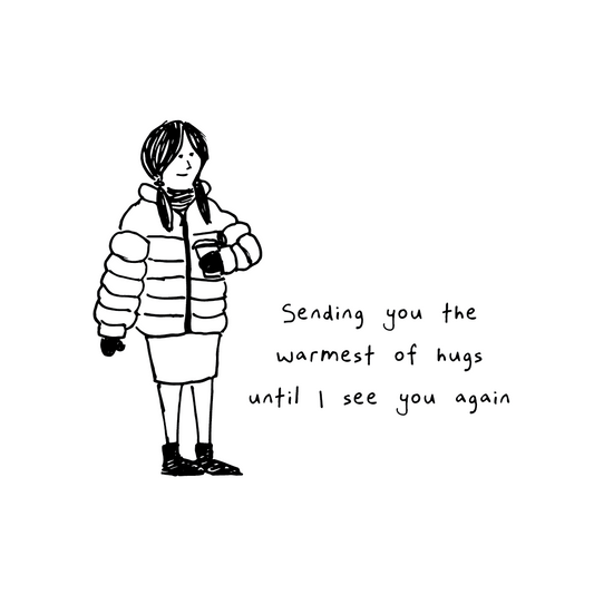 Warm Hugs Greeting Card