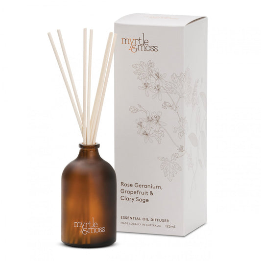 Rose Geranium, Grapefruit & Clary Sage Essential Oil Diffuser