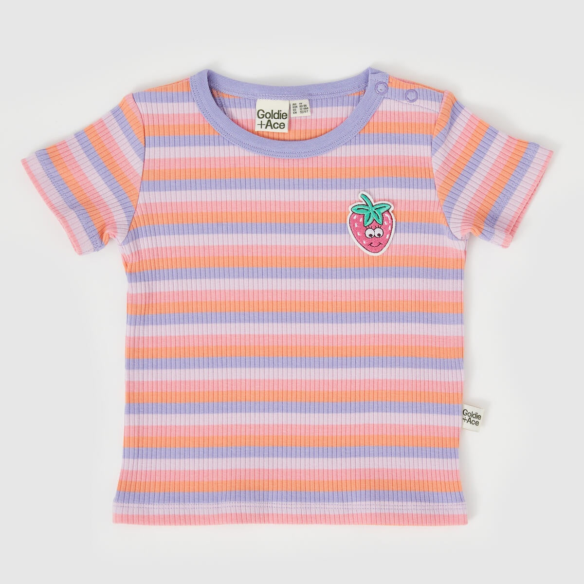 Tutti Frutti Stripe Rib Kids T-Shirt