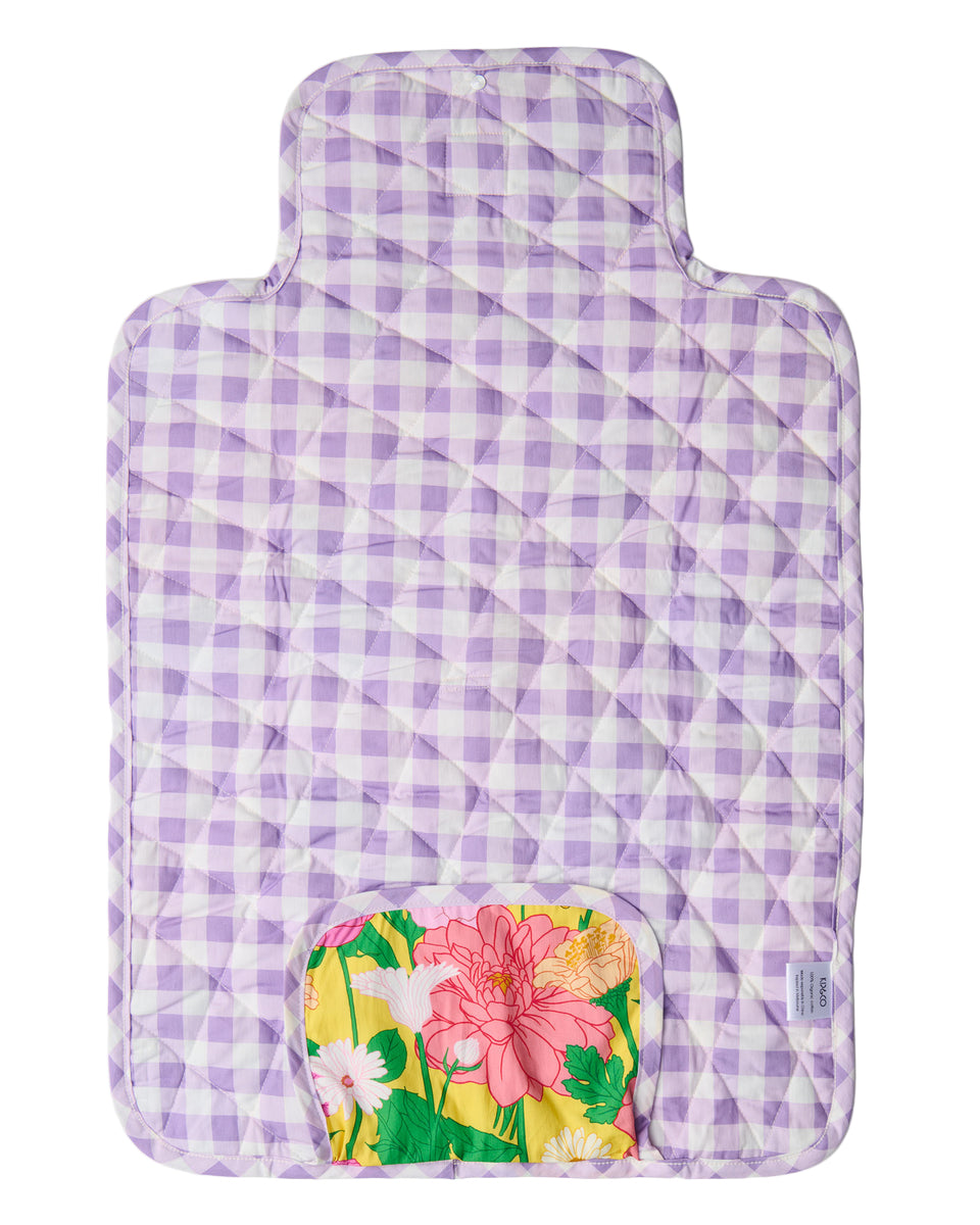 Follow The Sun Yellow Baby Change Mat