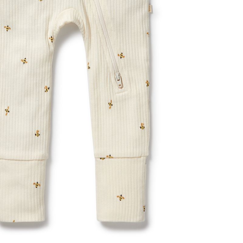 Bee Mine Organic Zipsuit