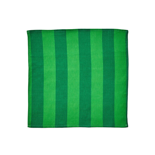 Bold Stripe Green Napkins Set of 4