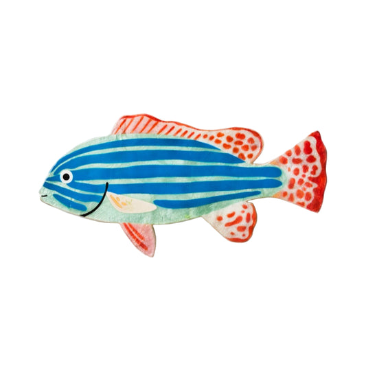 Beach Club Coral Fish Wall Art