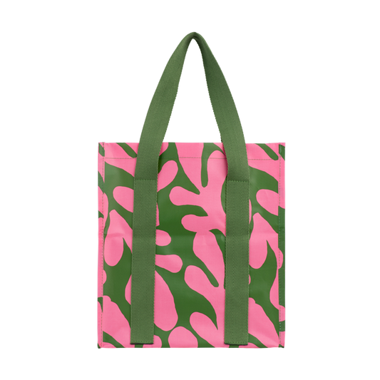 Coral Canopy Market Bag