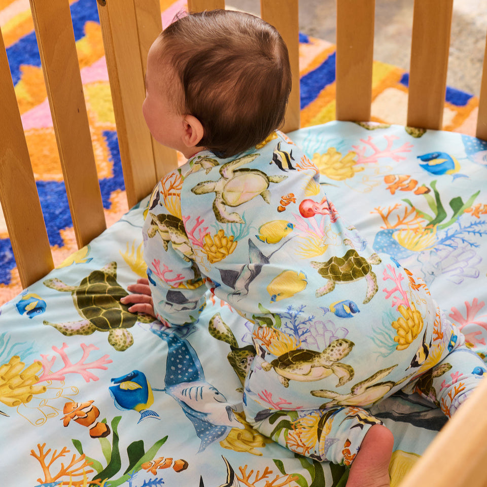 Reef Life Organic Long Sleeve Zip Romper