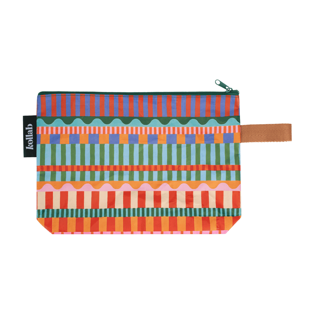 Blocks and Stripes Clutch