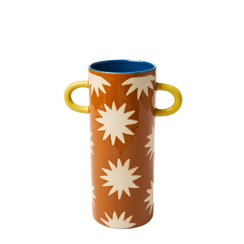 Griffe Tall Vase Mustard Star