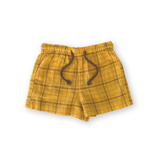 Sunny Plaid Kids Shorts