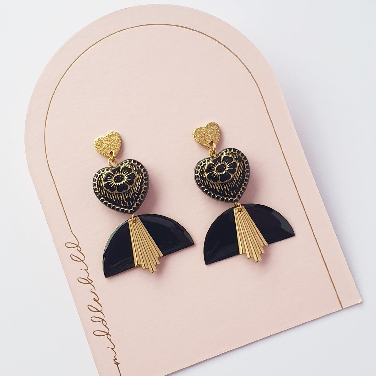 Khalo Earrings Black