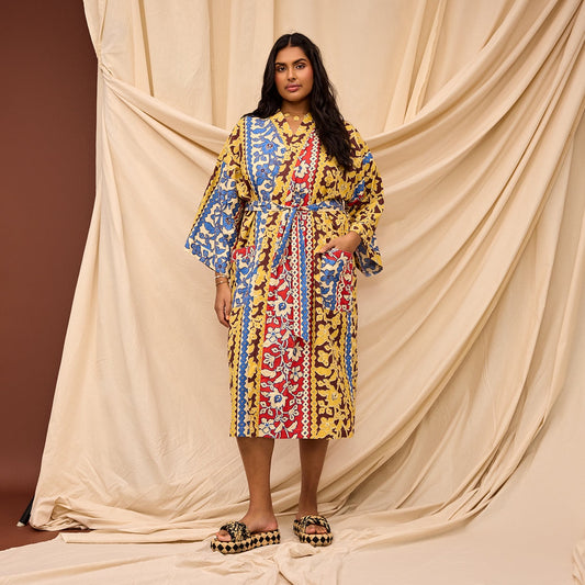 Vermillion Thea Cotton Robe
